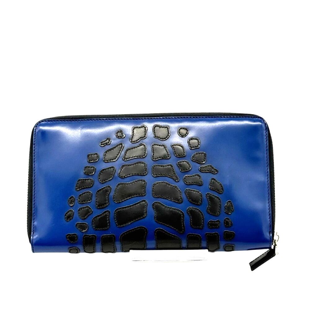 Prada Large Spazzolato Blue & Black Wallet/Clutch Organizer*Limited Edition*EUCC - Picture 5 of 15